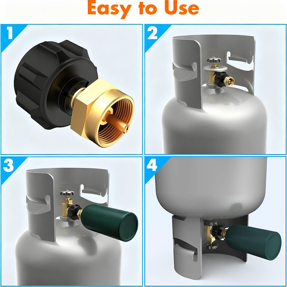 อะแดปเตอร์เติมโพรเพน 1 ชิ้น สำ - Home Cooking Gas บทวิจารณ์และราคา