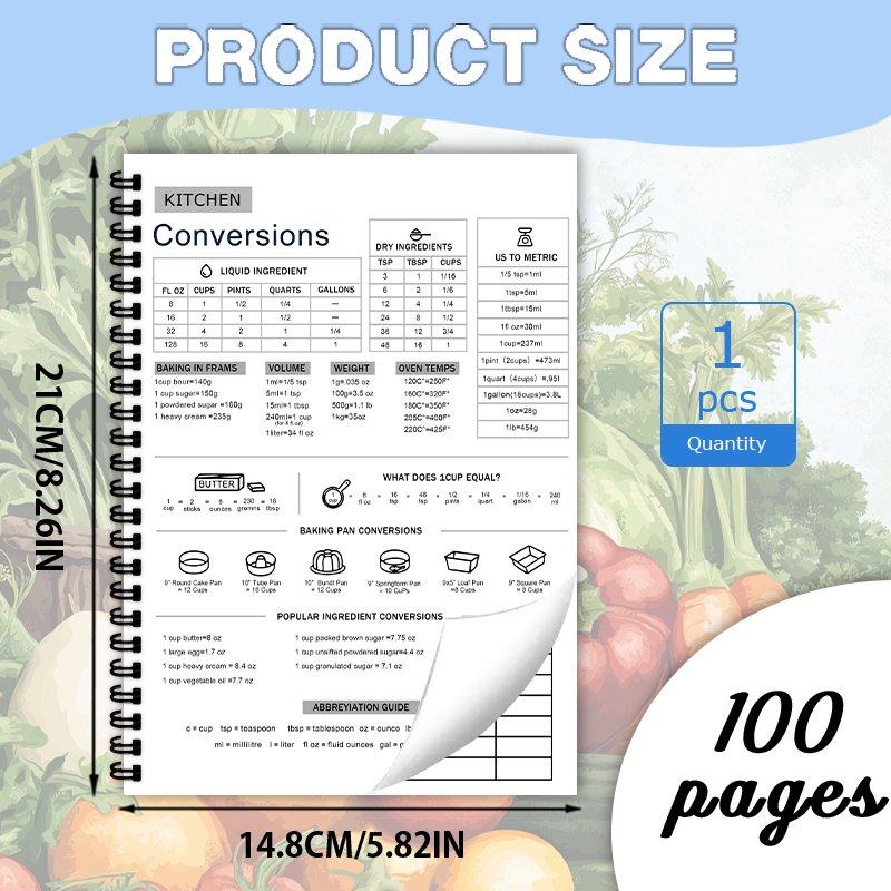 สมุดสูตรอาหาร A5, ลายตารางสีน้ - Home Cooking Cookbook บทวิจารณ์และราคา